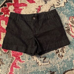 Loft dark denim shorts
